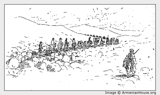 RED CROSS EXPEDITIONS PASSING THROUGH THE VALLEY