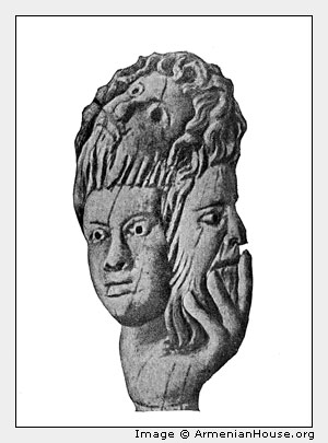 Маска римского пантомима