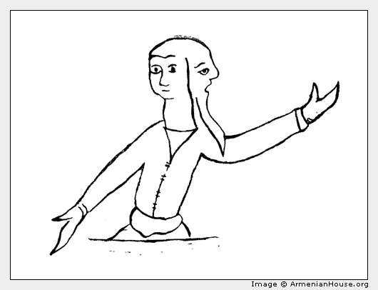 Армянская сдвоенная маска