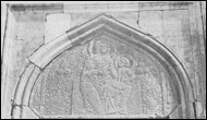 Тимпан церкви св. Богородицы (1321 г.). Зодчий Момик. Село Арени, Ехегнадзорский р-н