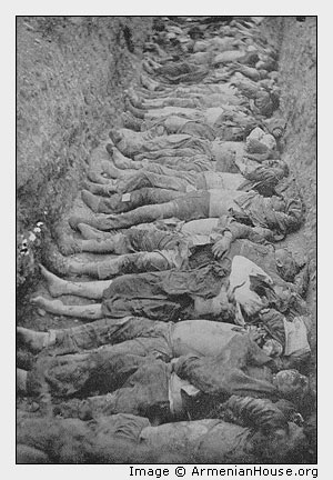 Nakhitchevan. Corpses of Armenians after the May Massacre.