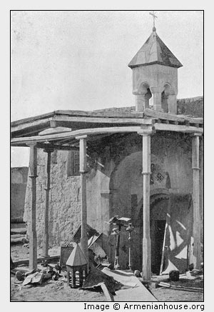 [caption] Nurashen. Armenian Church Sacked and Desecrated by the Tartars.