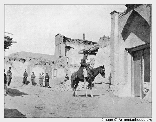 Djagry. House of a Rich Armenian Burnt by Tartars.